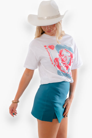 Ivory Western Queen Graphic Tee-Tops-Tres Bien-L. Mae Boutique & Wild Mabel Clothing