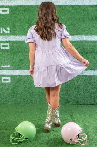 Lavender Sequin Football Dress-Lula the Label-L. Mae Boutique