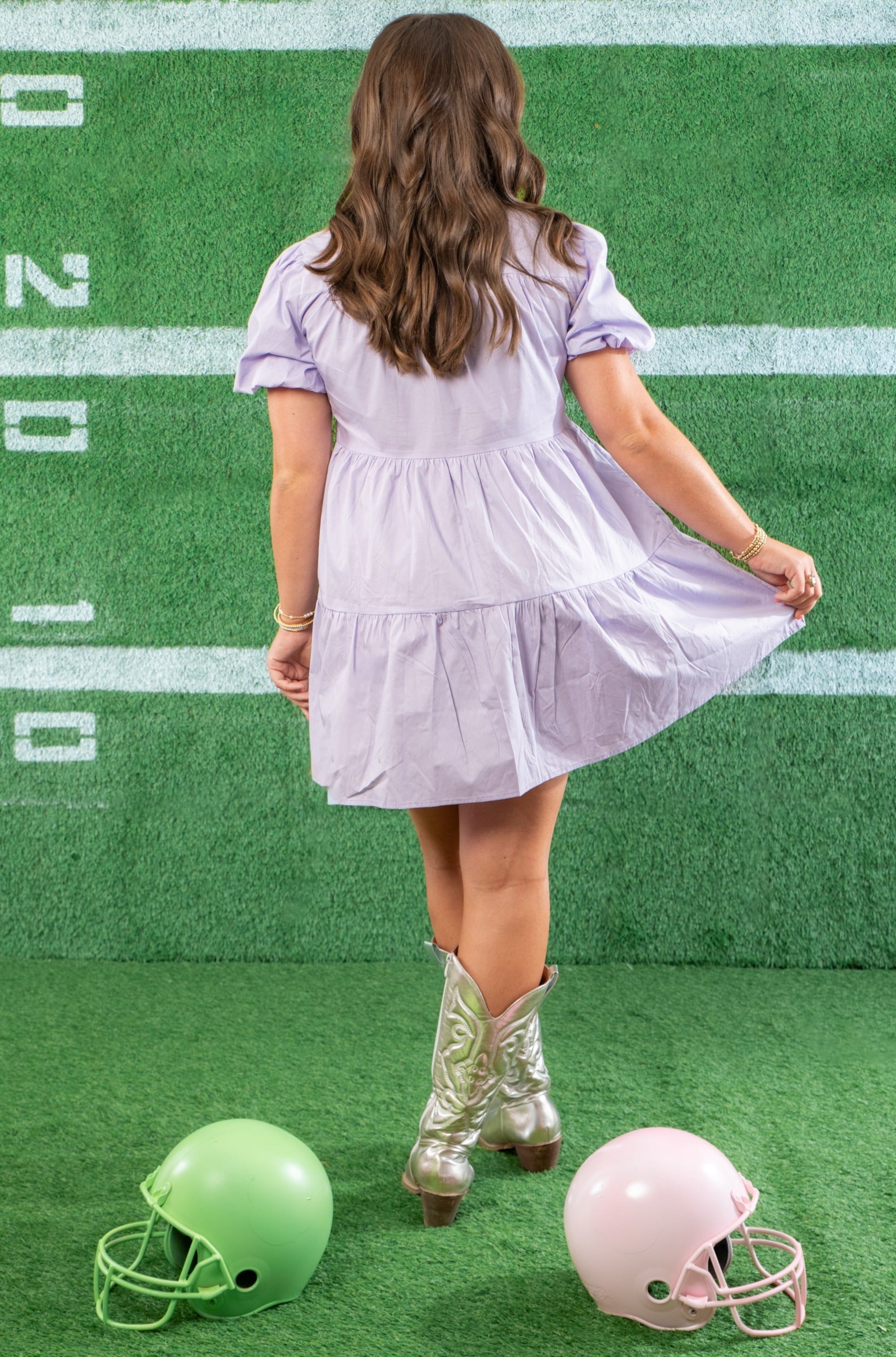 Lavender Sequin Football Dress-Dresses-Lula the Label-L. Mae Boutique &amp; Wild Mabel Clothing