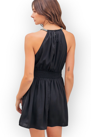 Lolita Sleeveless Black Cocktail Dress-Dresses-Do + Be-L. Mae Boutique & Wild Mabel Clothing