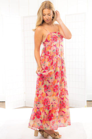 MINKPINK Freyano Bright Floral Maxi Dress-Dresses-MinkPink-L. Mae Boutique & Wild Mabel Clothing