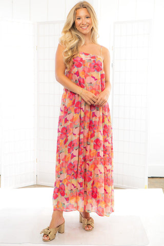 MINKPINK Freyano Bright Floral Maxi Dress-Dresses-MinkPink-L. Mae Boutique & Wild Mabel Clothing