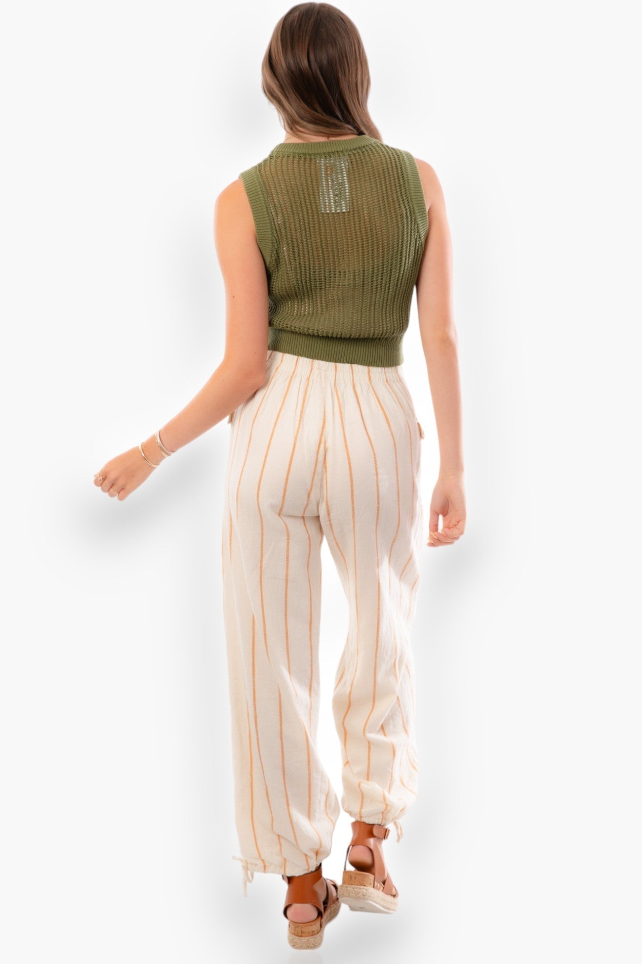 Meet Me at the Shoreline Pants-Bottoms-En Creme-L. Mae Boutique & Wild Mabel Clothing