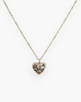 Multi-Gem Gold Heart Pendant Necklace-Jewelry-Pannee-L. Mae Boutique & Wild Mabel Clothing