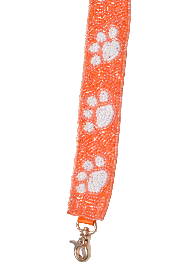 Orange Tiger Paw Beaded Strap-Accessories-Not specified-L. Mae Boutique & Wild Mabel Clothing