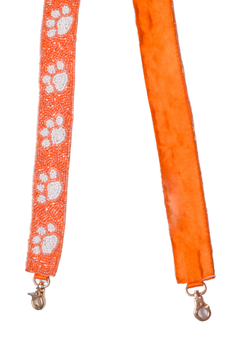 Orange Tiger Paw Beaded Strap-Accessories-Not specified-L. Mae Boutique & Wild Mabel Clothing