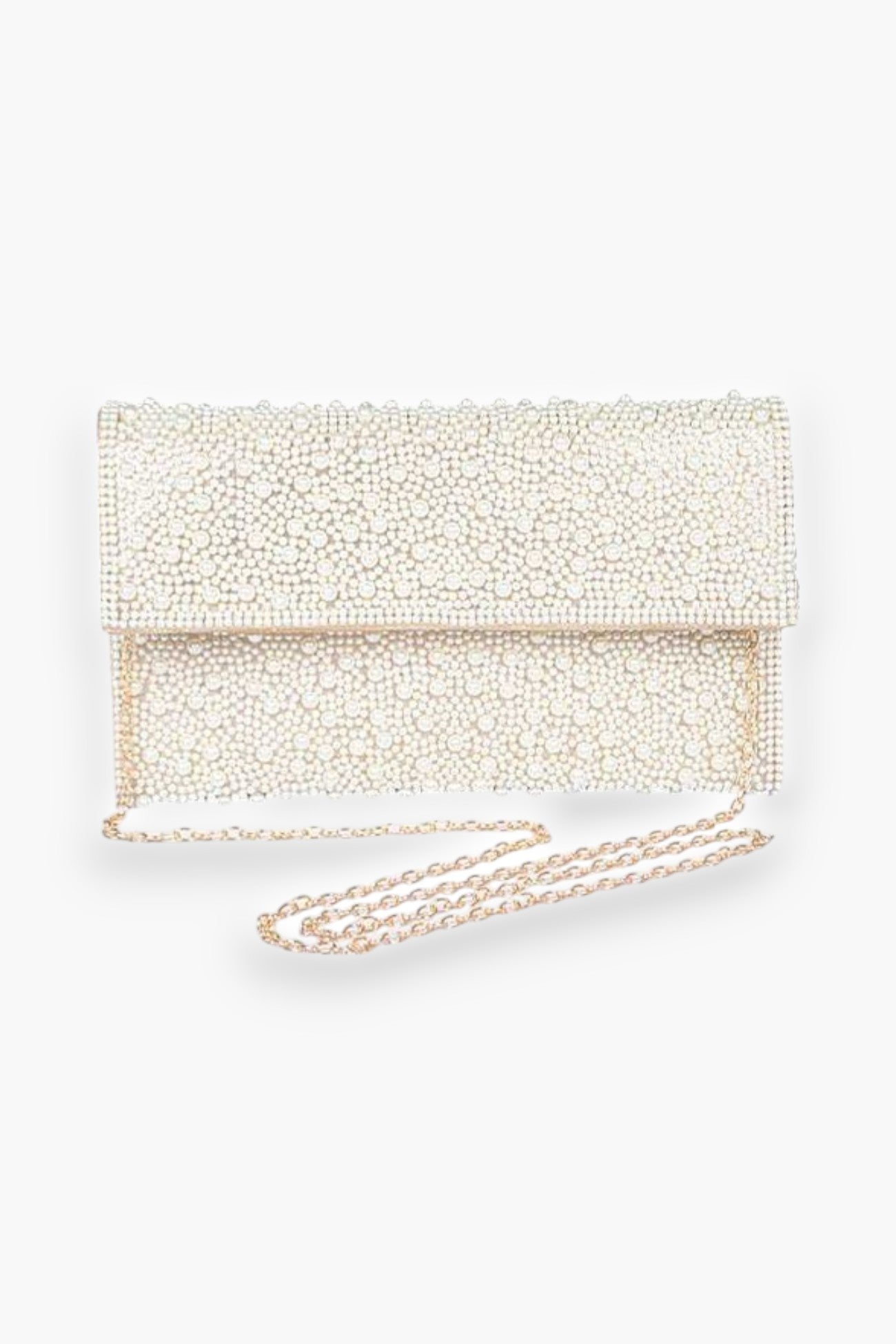 Pearl Studded Envelope Clutch Bag-Artini Accessories-L. Mae Boutique & Wild Mabel Clothing