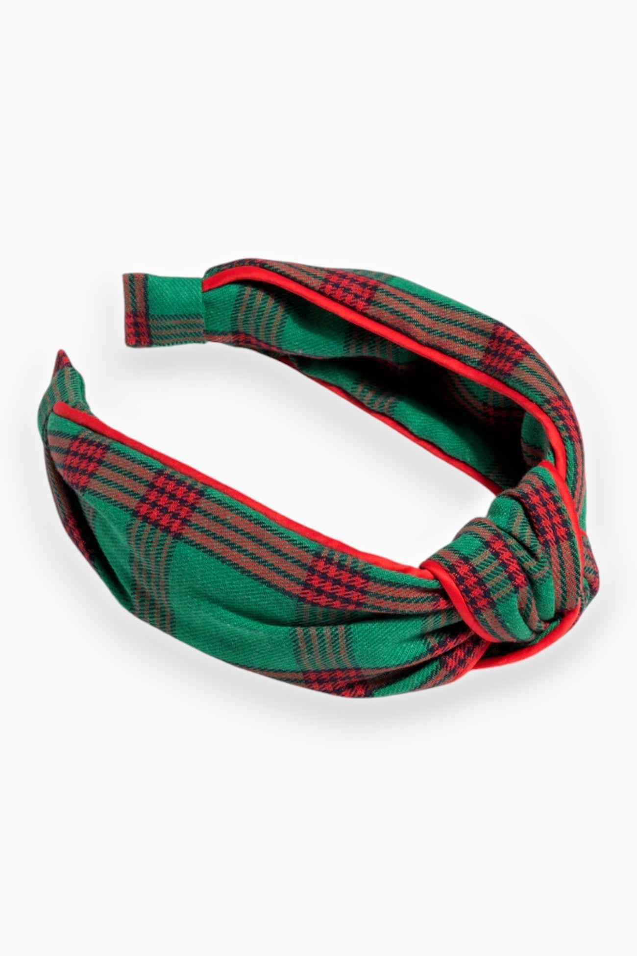 Plaid Christmas Knotted Headband-Accessories-Shiraleah-L. Mae Boutique & Wild Mabel Clothing