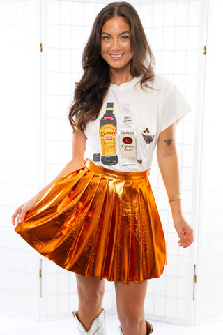 Queen of Sparkles White Espresso Martini Tee-Tops-Queen of Sparkles-L. Mae Boutique & Wild Mabel Clothing