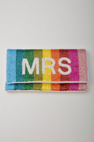 Rainbow "MRS" Crossbody Bag-Ole-L. Mae Boutique