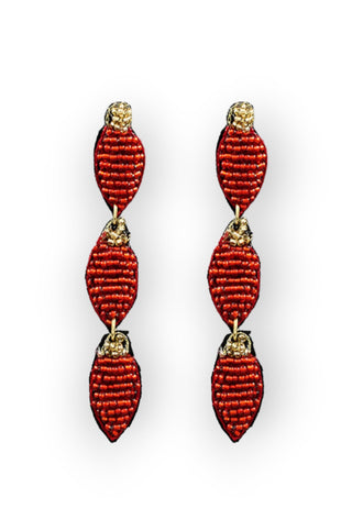 Red Christmas Light Bulb Earrings-Jewelry-Golden Stella-L. Mae Boutique & Wild Mabel Clothing