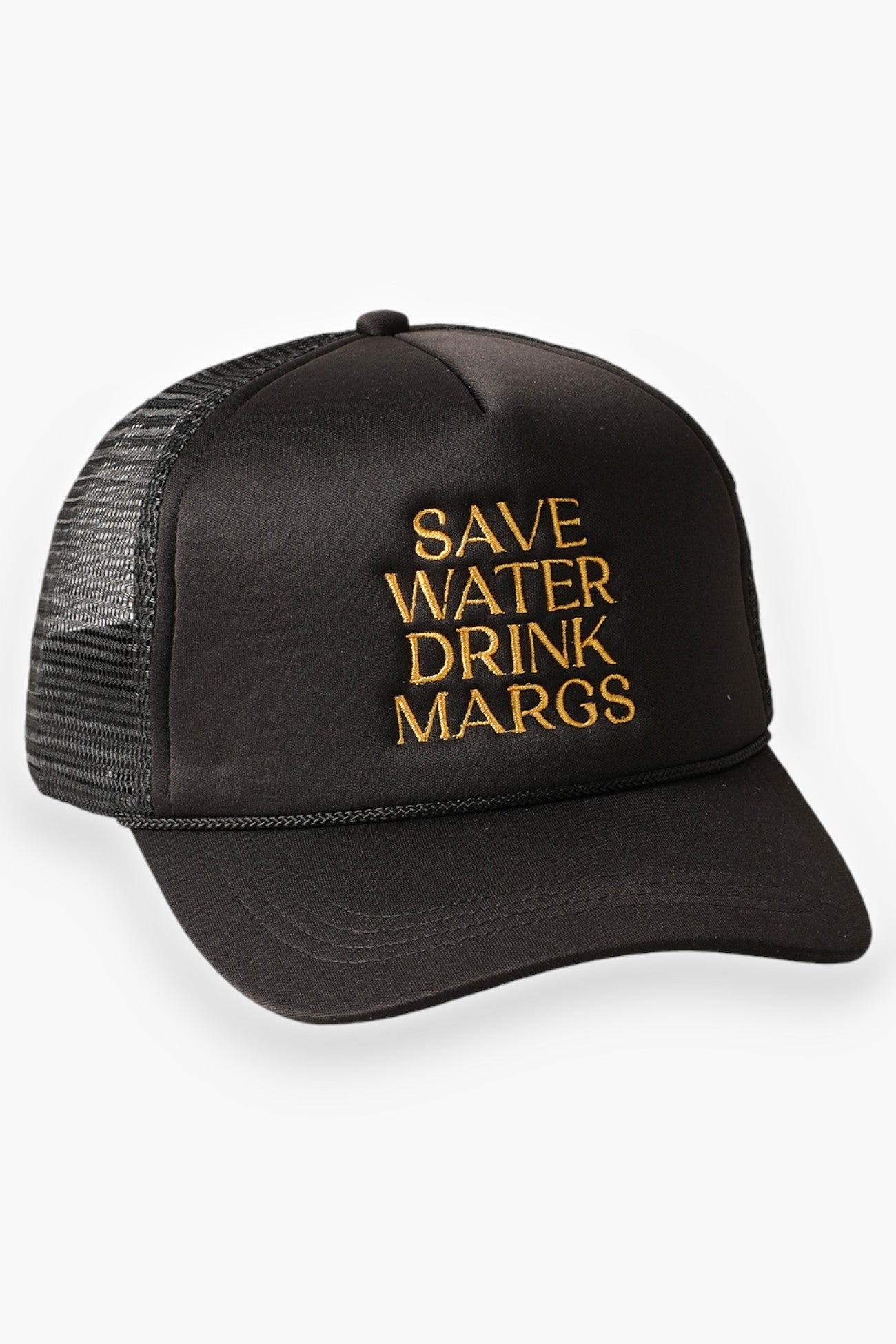 Save Water Drink Margs Black Trucker Hat-Accessories-Fashion City-L. Mae Boutique & Wild Mabel Clothing