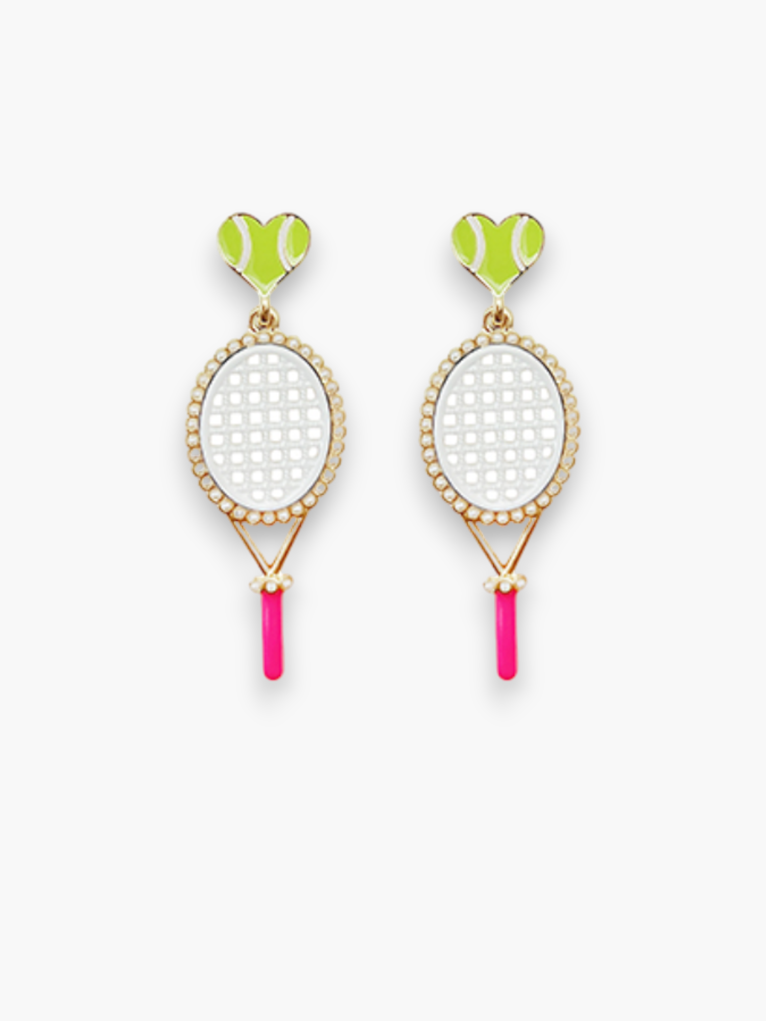 Serve It Up Tennis Earrings-Jewelry-Golden Stella-L. Mae Boutique & Wild Mabel Clothing