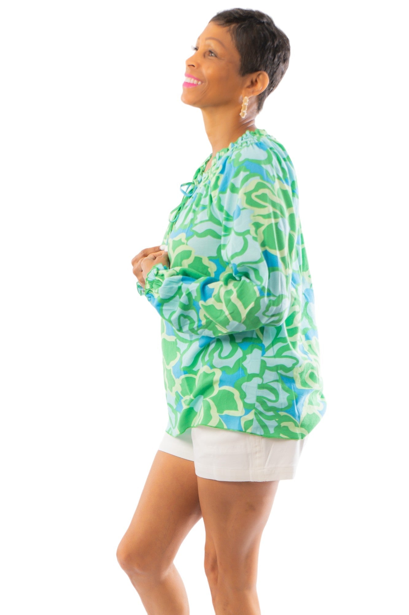 Show Me Your Mumu Abstract Poppy Multi Margo Tunic-Tops-Show Me Your Mumu-L. Mae Boutique &amp; Wild Mabel Clothing