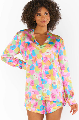 Show Me Your Mumu Candy Crush Valentine Pajamas-Onesies-Show Me Your Mumu-L. Mae Boutique & Wild Mabel Clothing