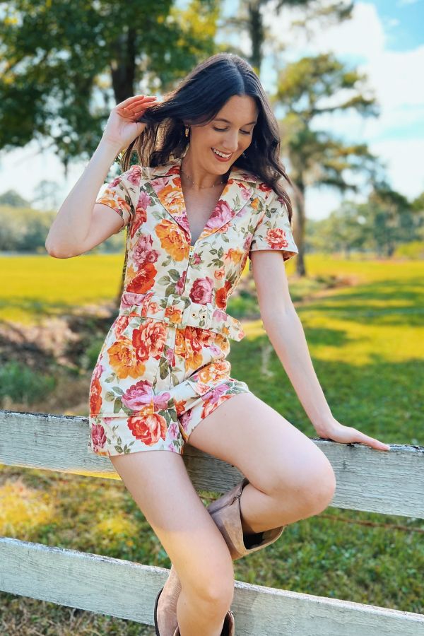 Show Me Your Mumu Hillside Floral Outlaw Romper-Onesies-Show Me Your Mumu-L. Mae Boutique & Wild Mabel Clothing