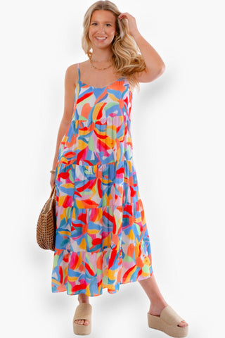 Show Me Your Mumu Rainbow Pop Caroline Maxi Dress-Dresses-Show Me Your Mumu-L. Mae Boutique & Wild Mabel Clothing