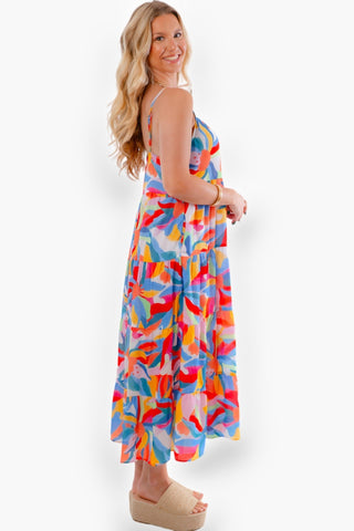 Show Me Your Mumu Rainbow Pop Caroline Maxi Dress-Dresses-Show Me Your Mumu-L. Mae Boutique & Wild Mabel Clothing