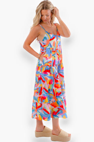 Show Me Your Mumu Rainbow Pop Caroline Maxi Dress-Dresses-Show Me Your Mumu-L. Mae Boutique & Wild Mabel Clothing