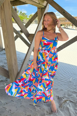 Show Me Your Mumu Rainbow Pop Caroline Maxi Dress-Dresses-Show Me Your Mumu-L. Mae Boutique & Wild Mabel Clothing