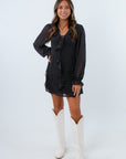 Sideline Sweetheart Polka Dot Dress
