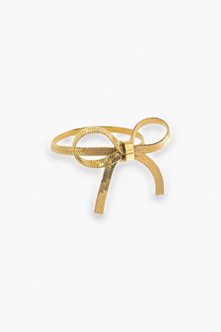 Simply Extraordinary Gold Bow Chain Ring-Jewelry-OMG Blings-L. Mae Boutique & Wild Mabel Clothing