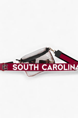 South Carolina Clear Stadium Bag & Strap-Accessories-Desden-L. Mae Boutique & Wild Mabel Clothing