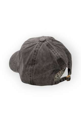 Black Embroidered Football Hat-Judson & Company-L. Mae Boutique