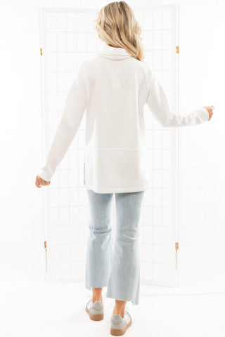 Spanx Powder AirEssentials Turtleneck Tunic-Tops-Spanx-L. Mae Boutique & Wild Mabel Clothing