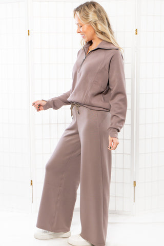 Spanx Smoke AirEssentials Wide Leg Pant-Bottoms-Spanx-L. Mae Boutique & Wild Mabel Clothing