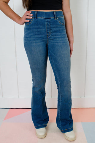 Spanx Vintage Indigo Flare Jeans-Spanx-L. Mae Boutique