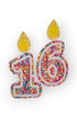 Sweet 16 Multi Glitter Candle Earrings-Jewelry-Golden Stella-L. Mae Boutique & Wild Mabel Clothing