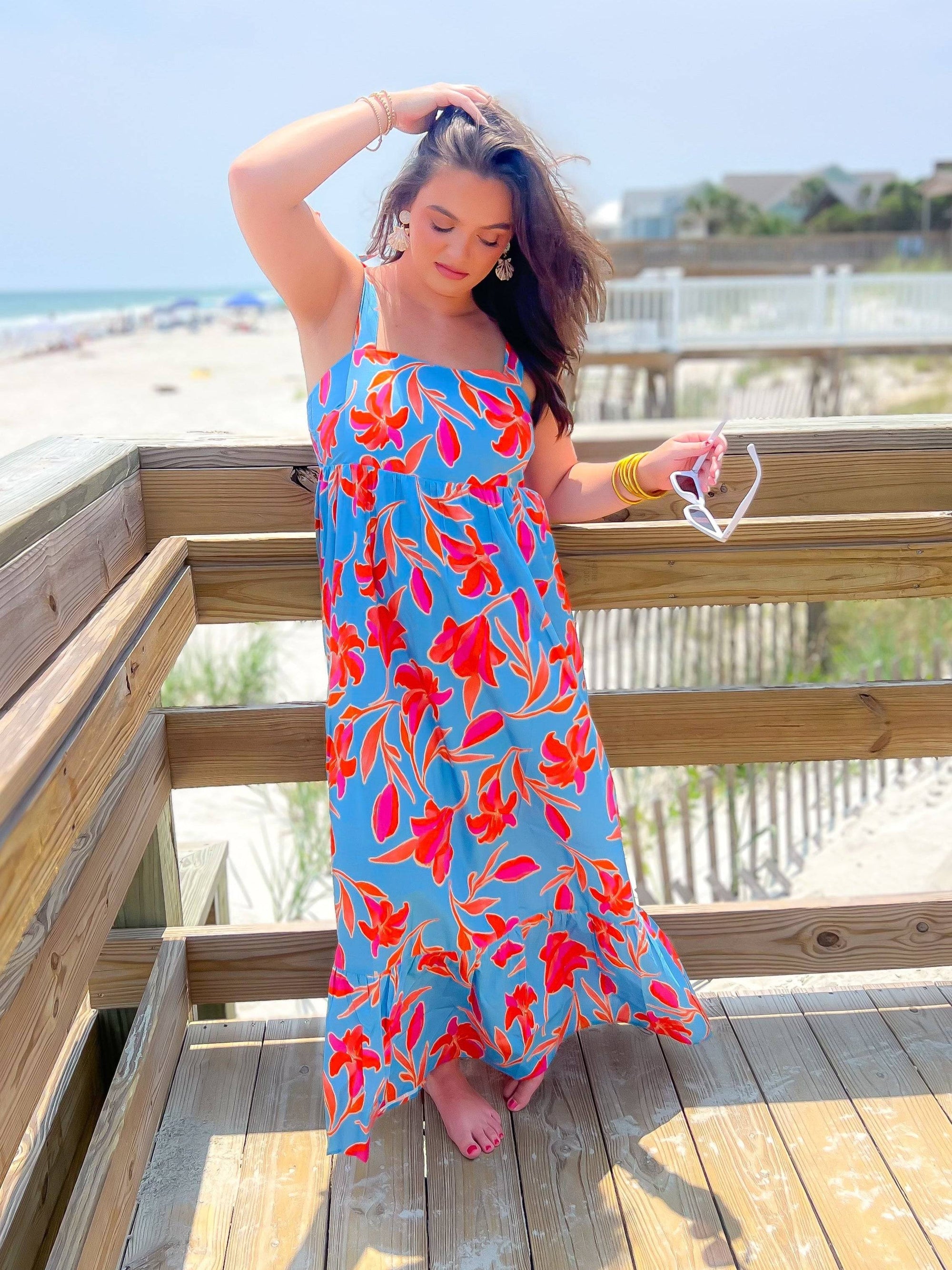 Trendy THML midi dresses with all the flattering vibes | L. Mae Boutique