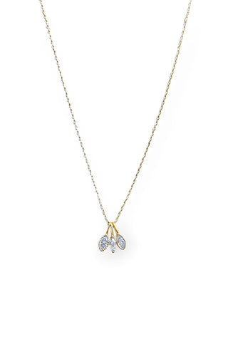 Three Peat Gold Marquise Necklace-Luxe Group-L. Mae Boutique
