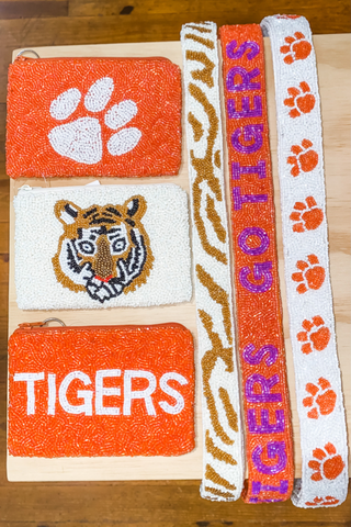 Tiger Paw Beaded Coin Pouch-Accessories-Tiana Designs-L. Mae Boutique & Wild Mabel Clothing