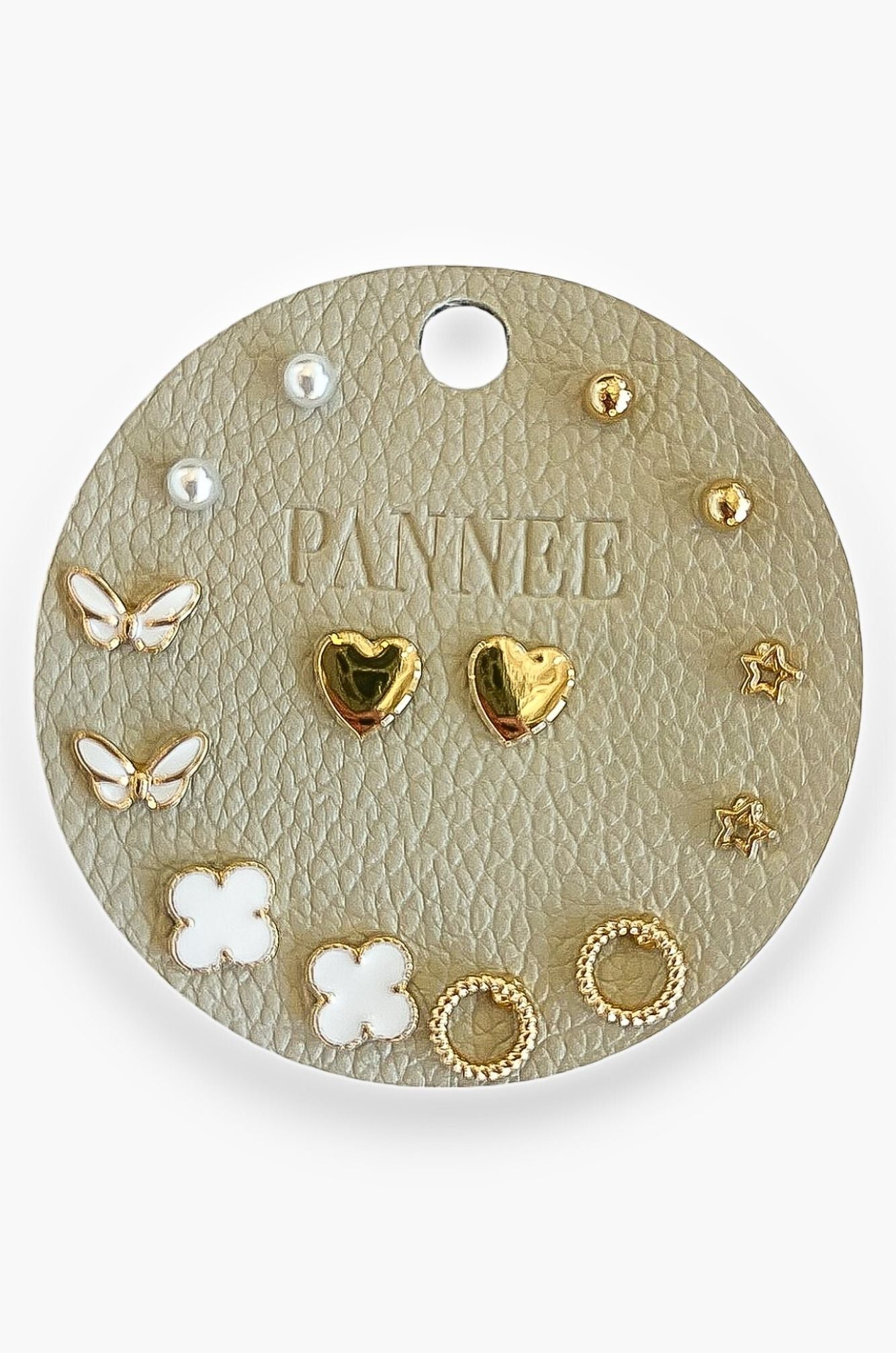 White Butterfly Mega Stud Earring Set-Jewelry-Pannee-L. Mae Boutique & Wild Mabel Clothing