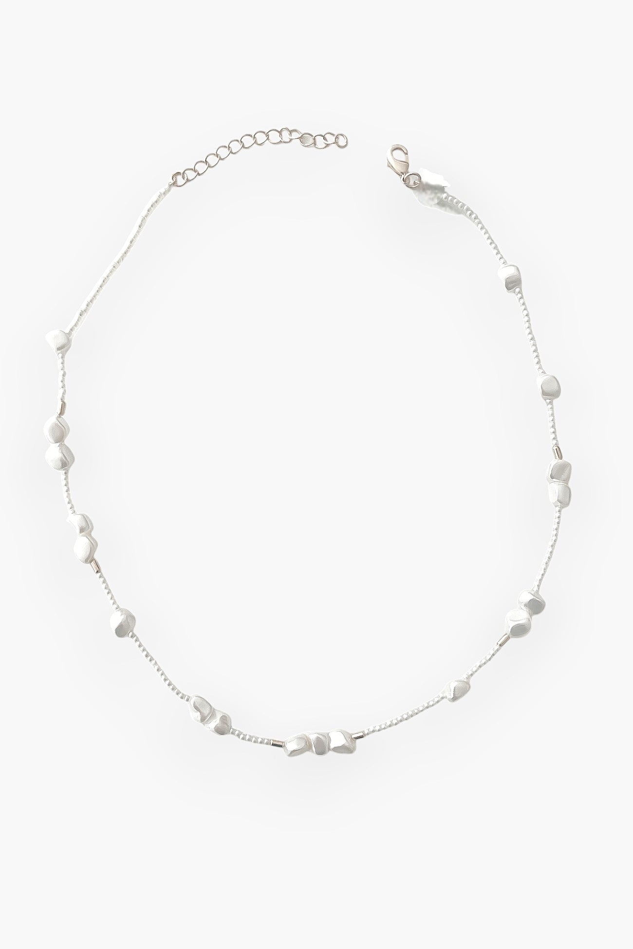 White Pearl Beaded Necklace-Jewelry-Pannee-L. Mae Boutique & Wild Mabel Clothing