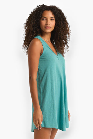 Z Supply Cabana Blue Maddox Mini Dress-Dresses-Z Supply-L. Mae Boutique & Wild Mabel Clothing