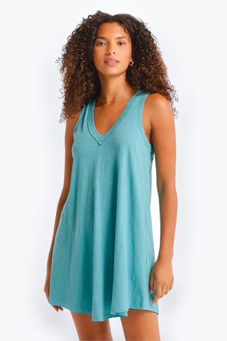 Z Supply Cabana Blue Maddox Mini Dress-Dresses-Z Supply-L. Mae Boutique & Wild Mabel Clothing