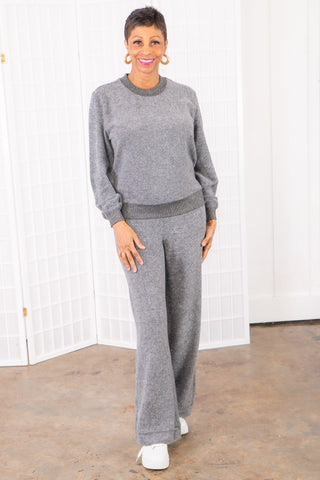 Z Supply Charcoal Heather Russell Cozy Pullover-Z Supply-L. Mae Boutique