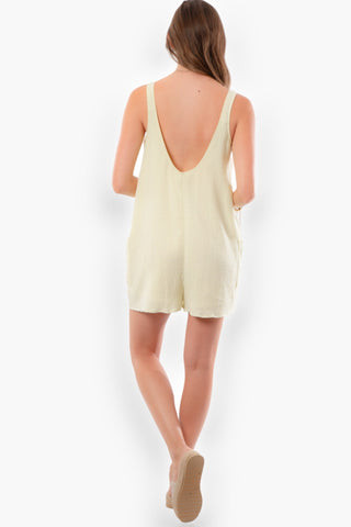 Z Supply Limeade Calibri Gauze Romper-Onesies-Z Supply-L. Mae Boutique & Wild Mabel Clothing