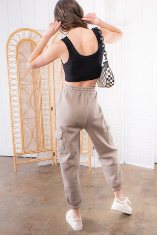 Z Supply Lunar Grey Cargo Jogger-Bottoms-Z Supply-L. Mae Boutique & Wild Mabel Clothing