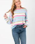 Cloud Nine Pastel Striped Sweater