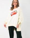 Free People Sardine Combo Camden Graphic Pullover