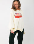 Free People Sardine Combo Camden Graphic Pullover