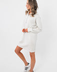 Spanx AirEssentials Vivid Heather Grey Half Zip Dress