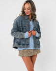 Washed Oversized Denim Jacket