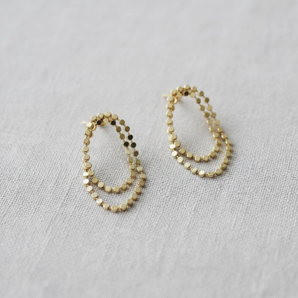 Dottie Gold Drop Earrings
