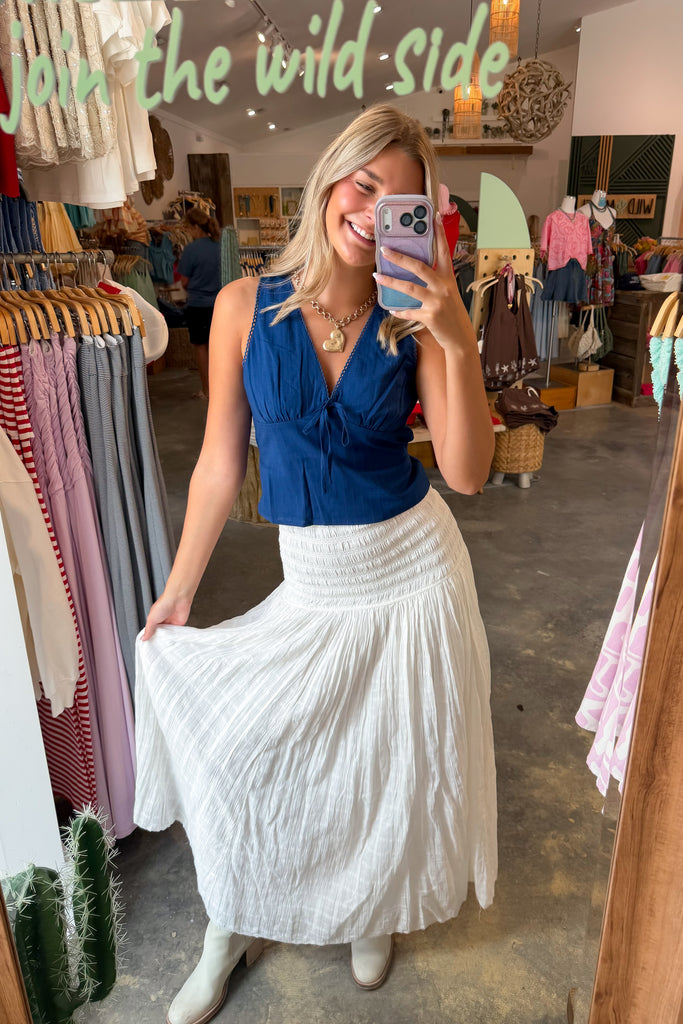 convertible free people skirt to dress styled different ways
