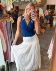 convertible free people skirt to dress styled different ways